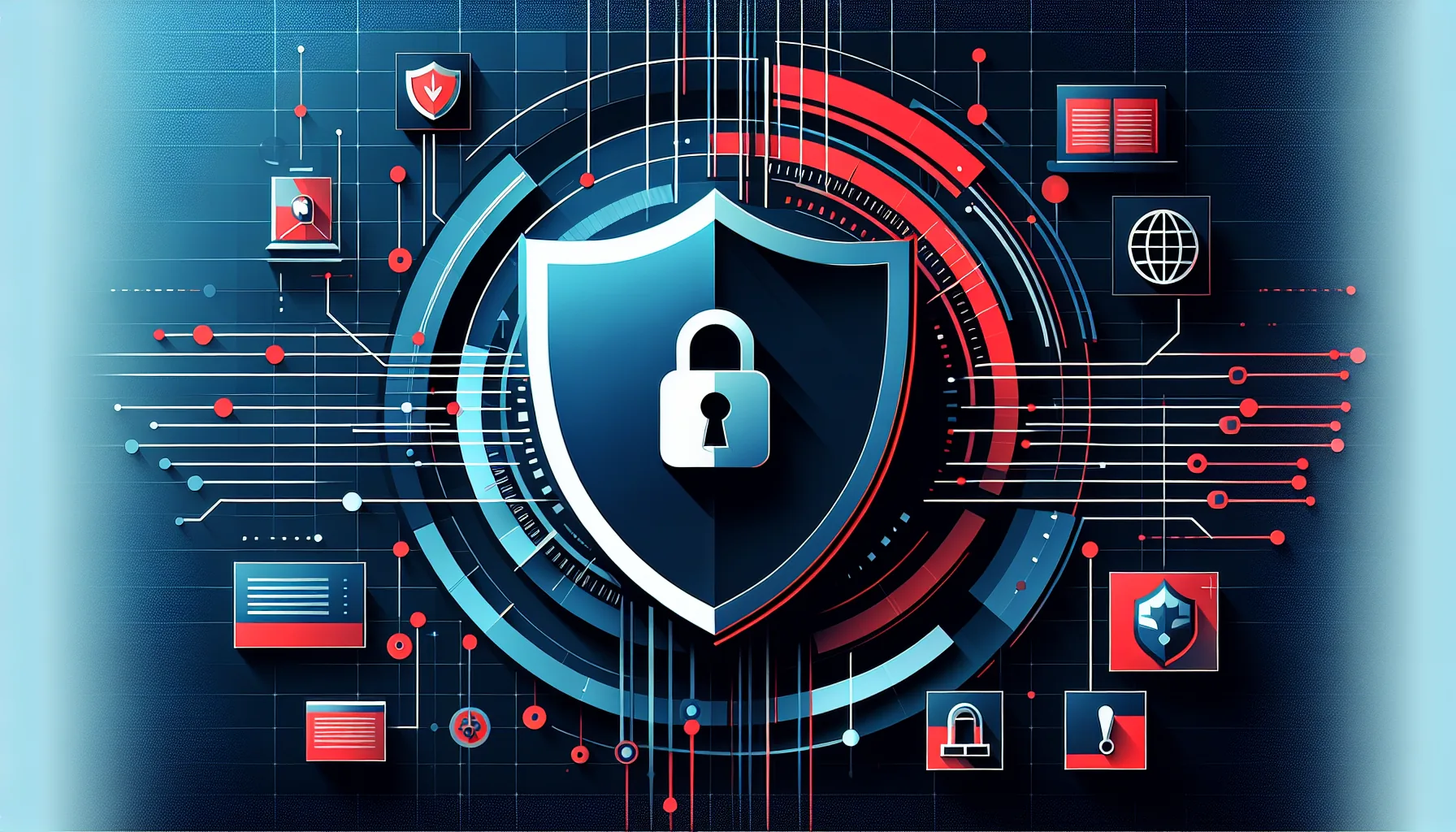 Employee washing hands as metaphor for digital security practices with glowing network nodes