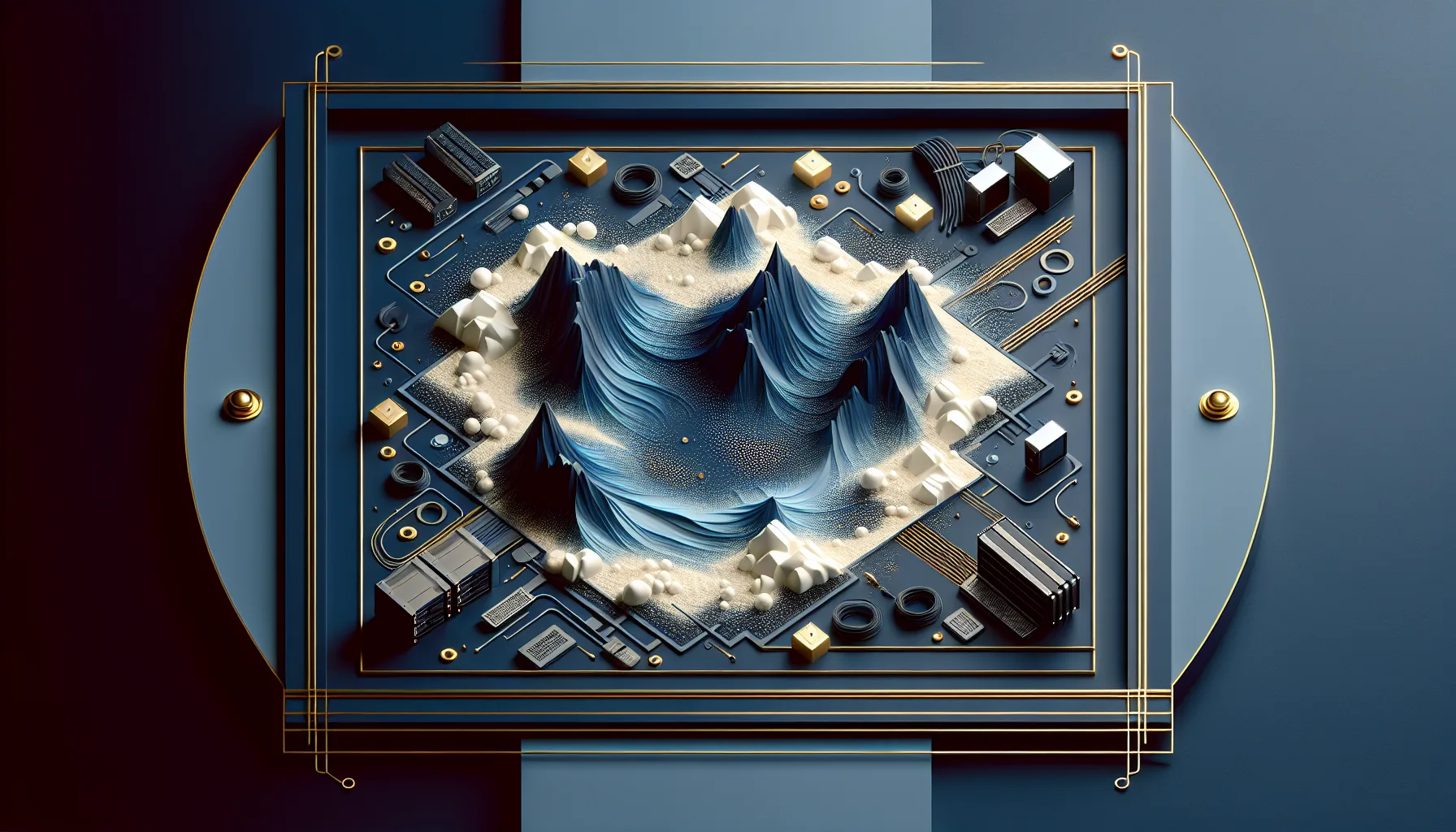 Business owner breaking bad tech habits illustrated as crossed-out digital icons on a fresh January calendar