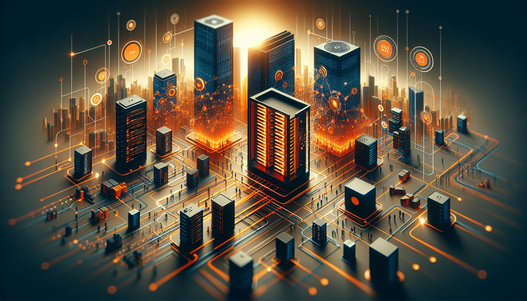 IT professional monitoring network health dashboard proactively before issues appear on multiple screens