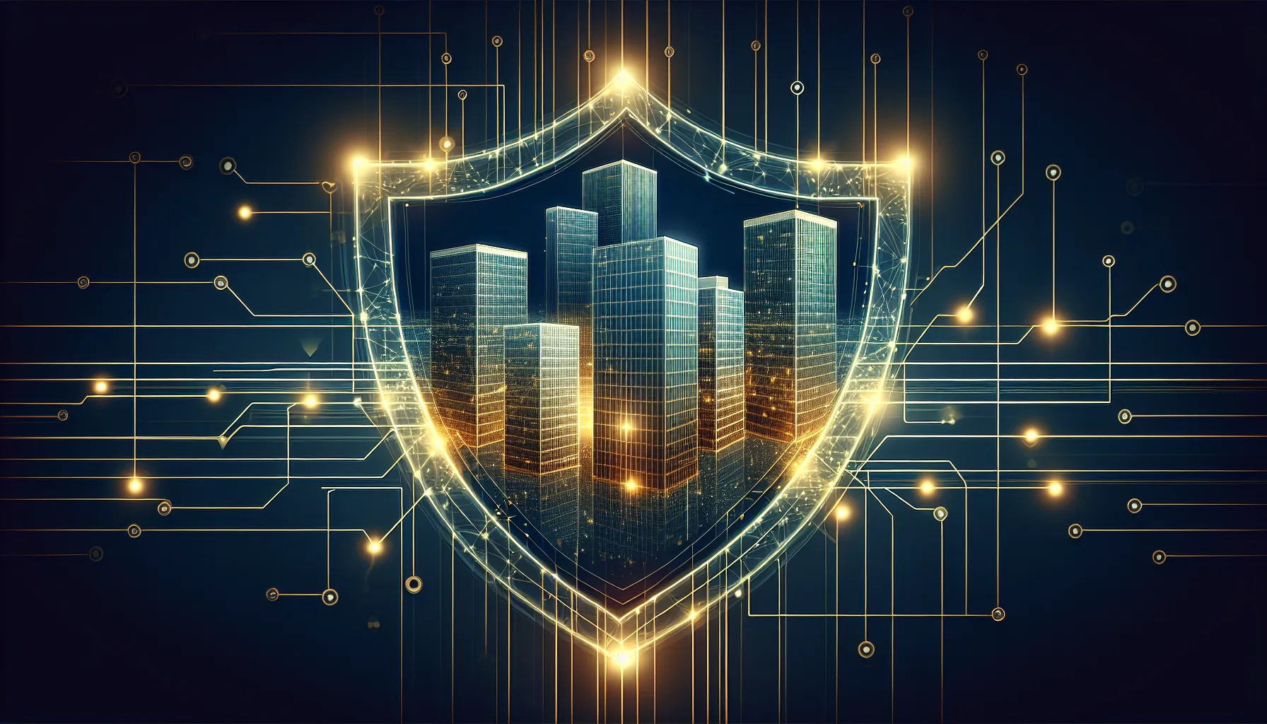 Compliance officer reviewing nine-element FTC Safeguards framework on secure government-styled document