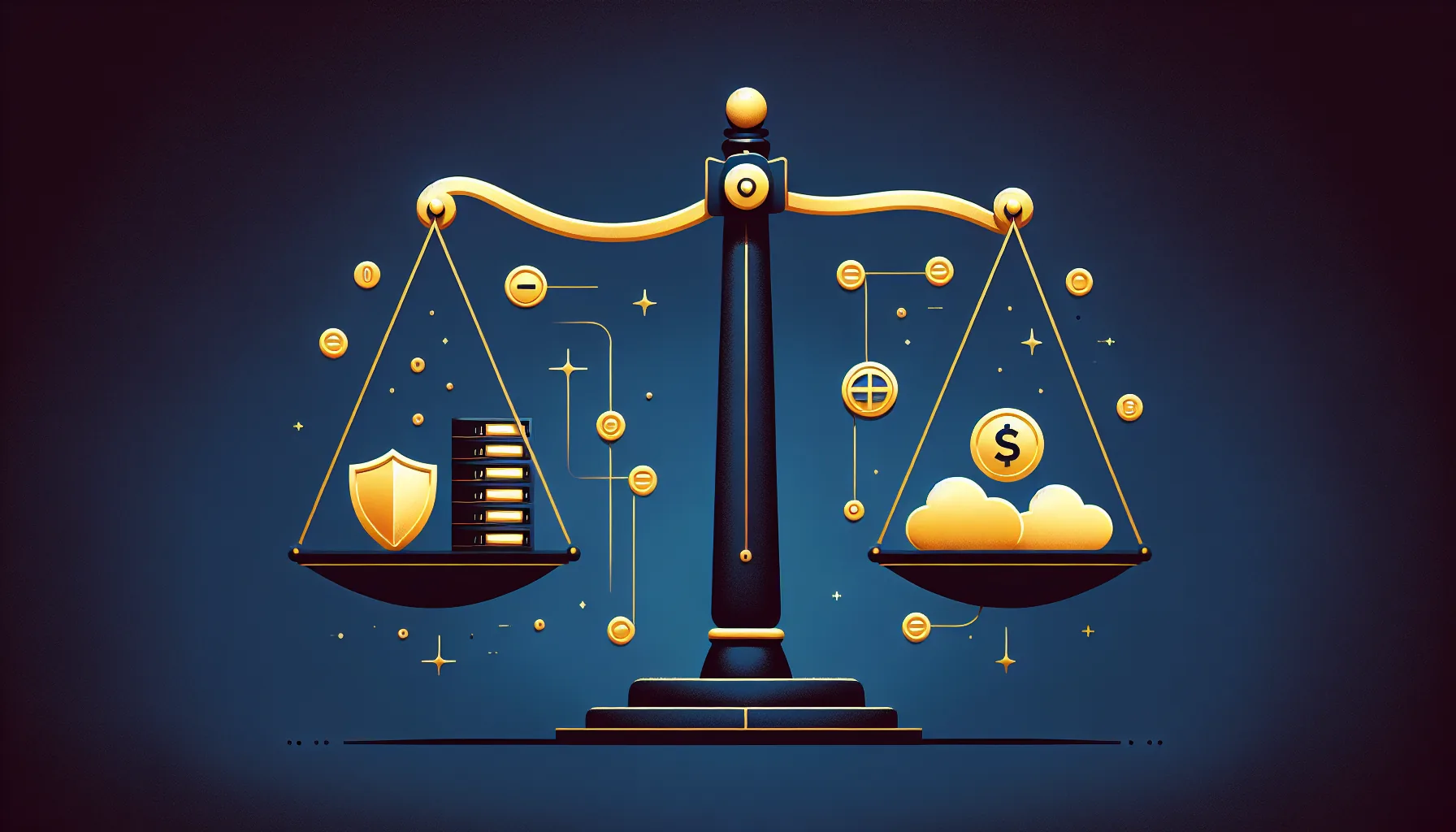 Business owner comparing managed IT pricing tiers on a laptop with dollar figures