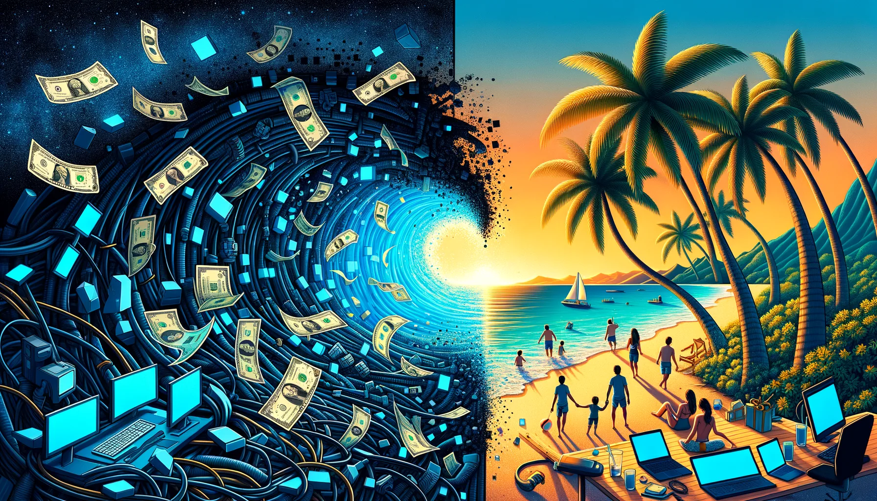 Business owner circling wasteful software subscriptions on a budget spreadsheet