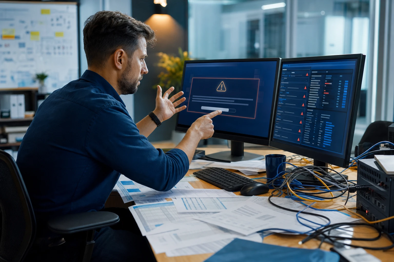 CPA firm staff reviewing data migration checklist on laptop during accounting software transition